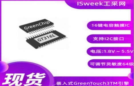 十六通道智能門鎖芯片，電容式觸摸芯片GT316L