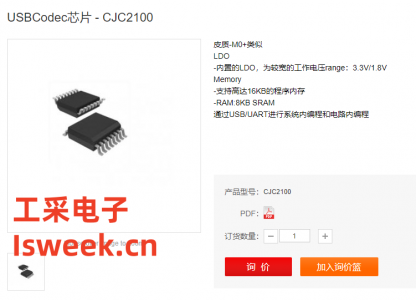 集成了32位RISC處理器和SPDIF音頻接口的音頻編解碼